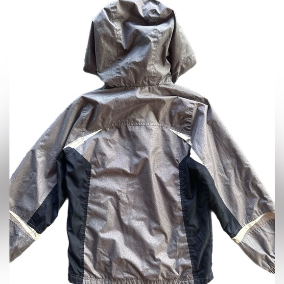 Fog by London Fog Boys Grey/Blue Rain Jacket Size 10 - Picture 3 of 7